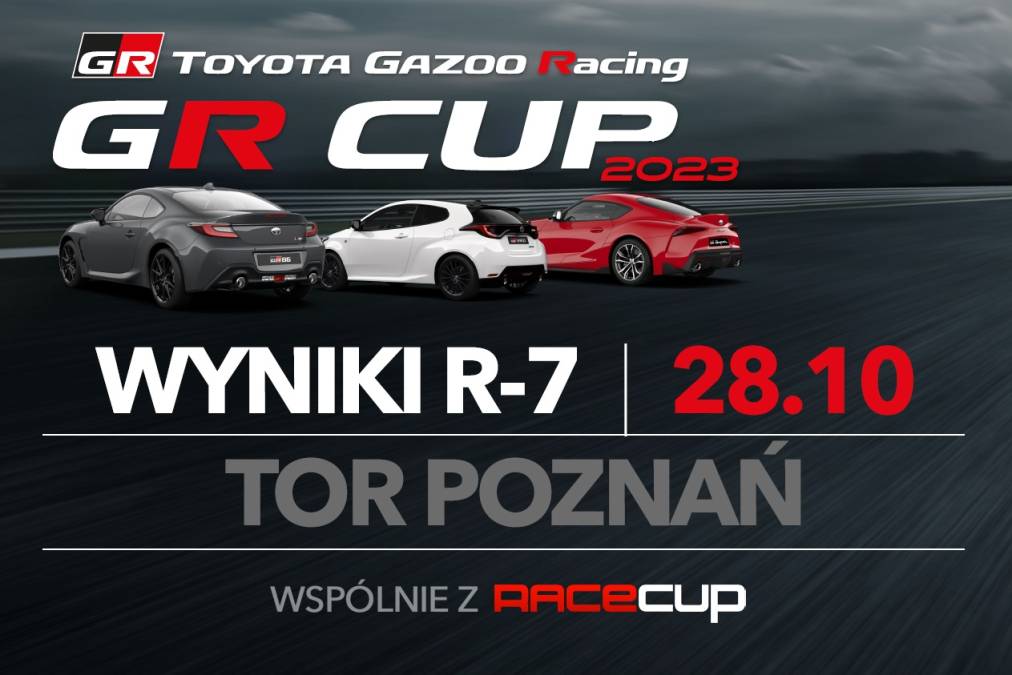 Wyniki 7. rundy TOYOTA GR CUP 2023 na Torze Poznań